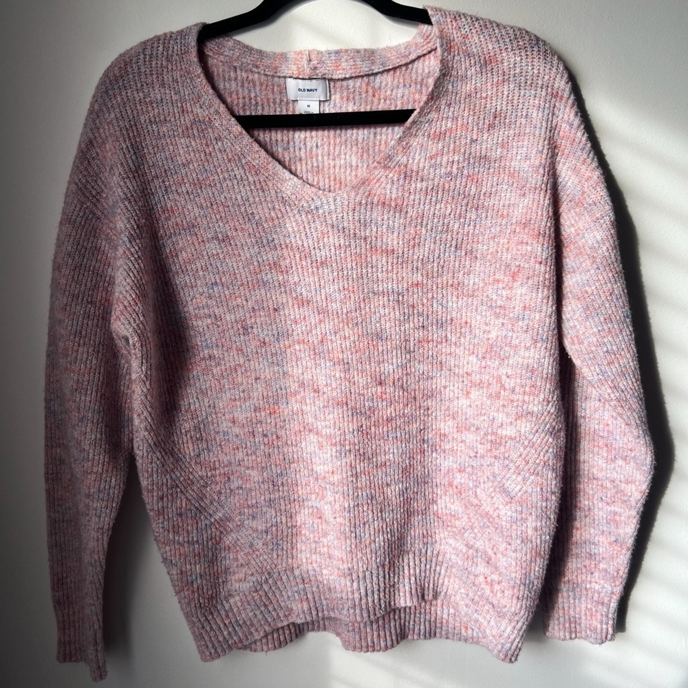 Old navy Light pink knit sweater medium